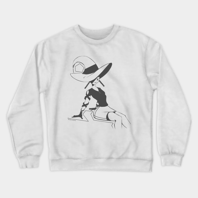 Witch Crewneck Sweatshirt by luisdi_martinez